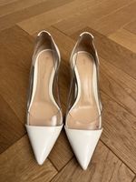 Gianvito Rossi Pumps White Leather Transparent size 38
