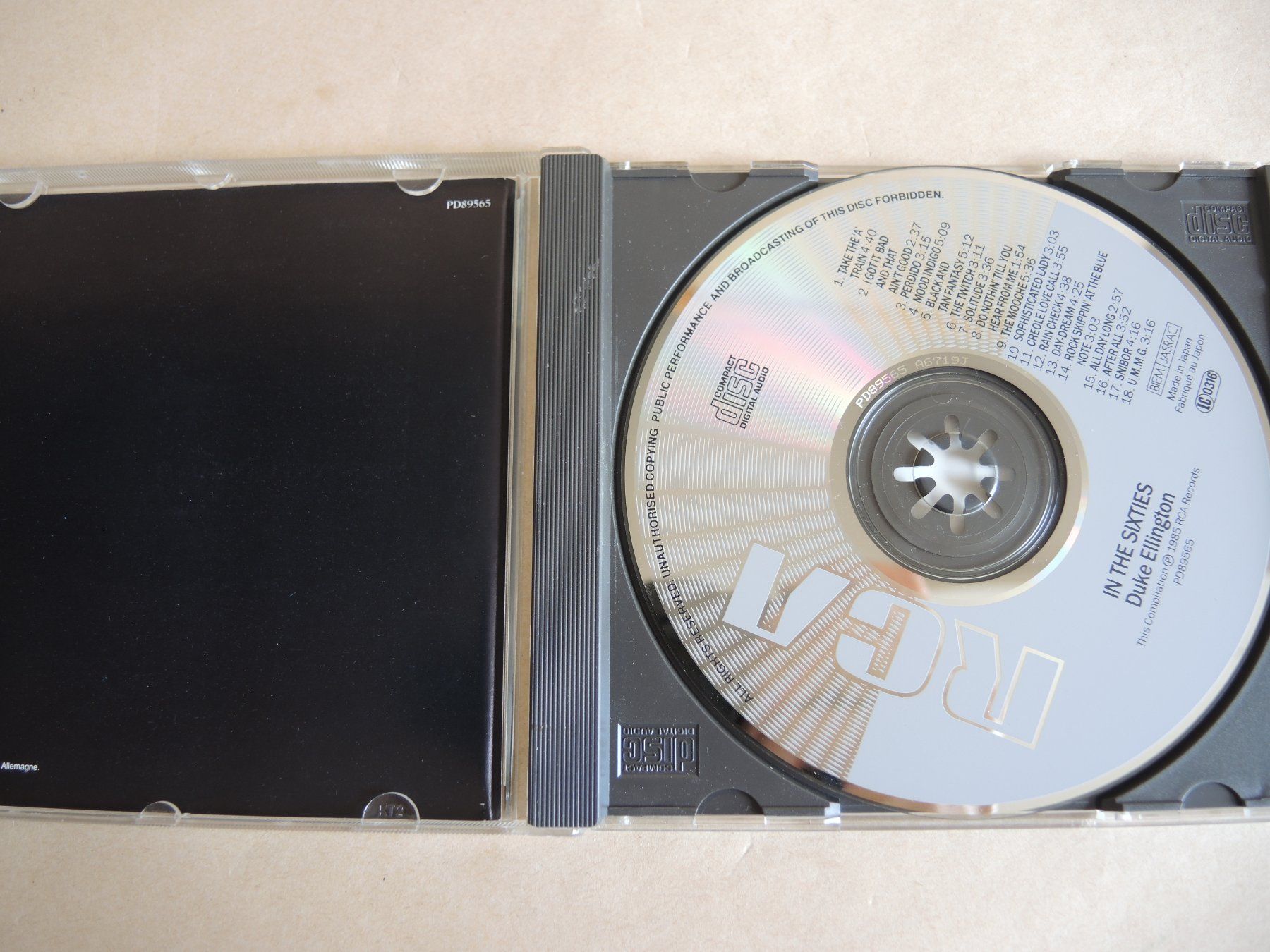 CD: Duke Ellington In The Sixties CD Klassiker RCA – Usato da Rorschach venduto da maeck8 1