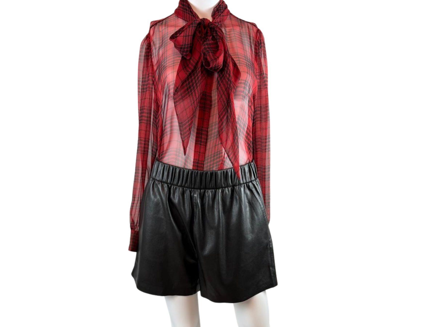 Anine Bing Pantaloni: Anine Bing, Ledershorts, Grösse L – Nuovo (secondo la descrizione) da Oberarth venduto da SSS. 2