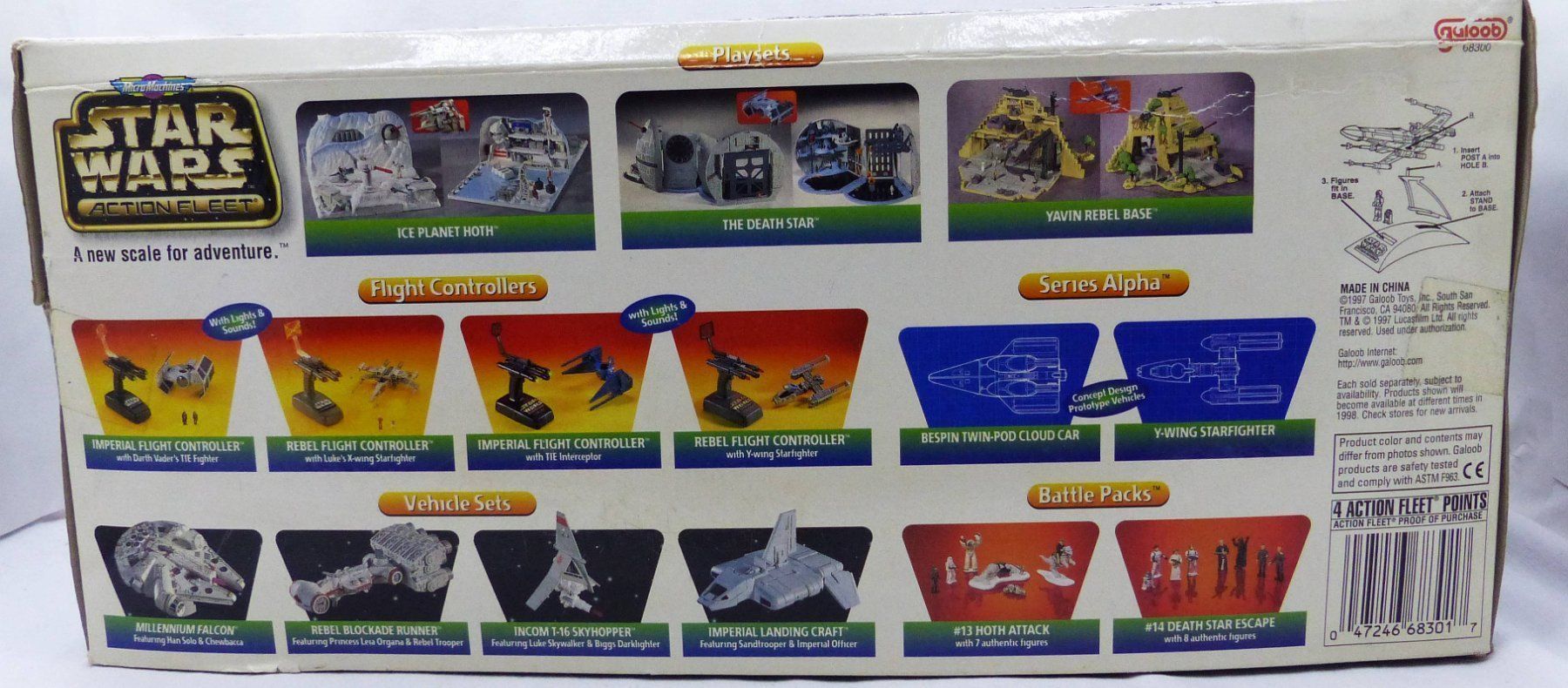 Star Wars Statuette: STAR WARS ACTION FLEET MICRO MACHINES TIE-FIGHTER VS. X-WING – Nuovo e nell'imballaggio originale da Lugano venduto da YouWantUS 7