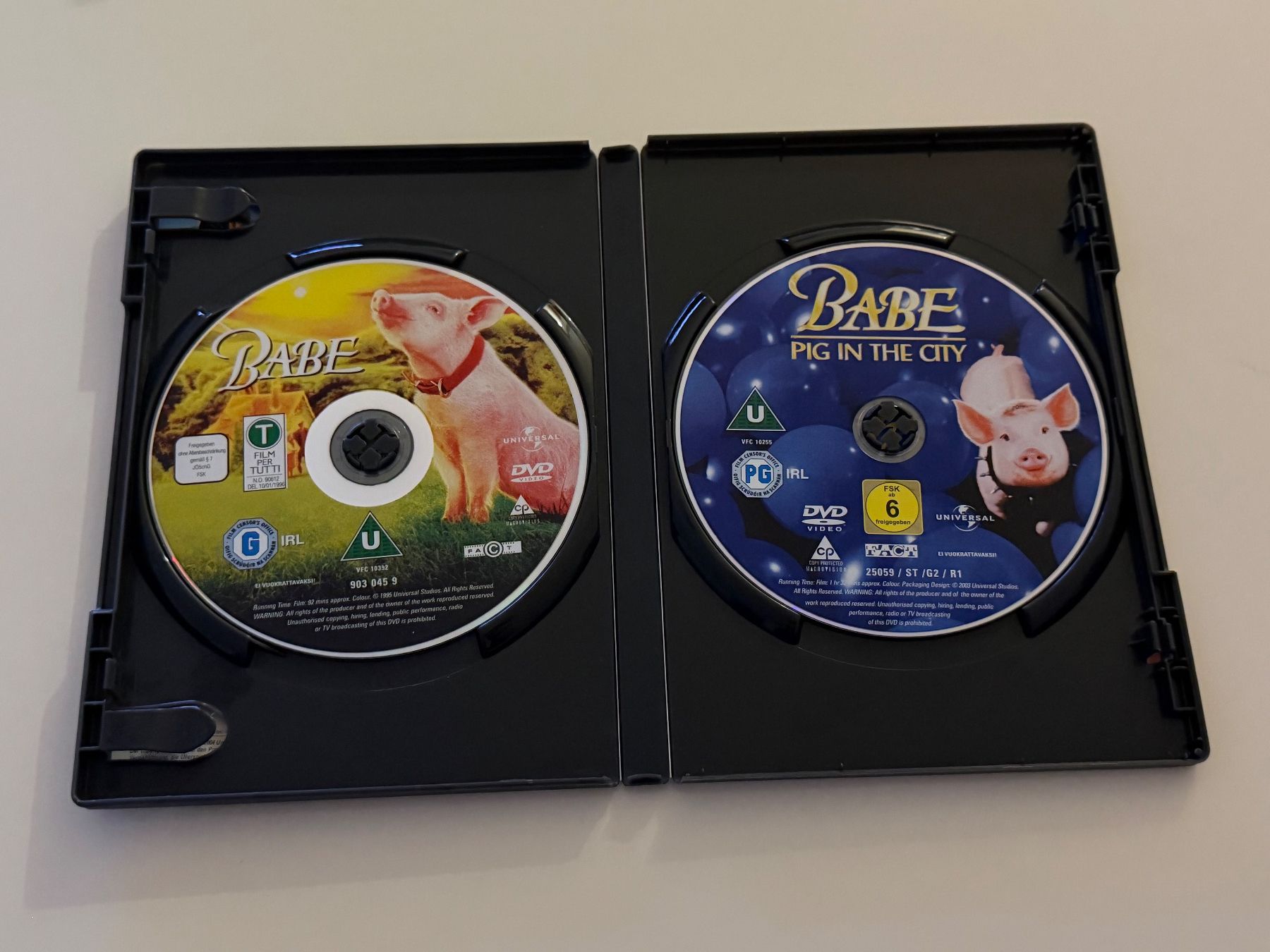 Tutti i DVDs: Babe - Ein Schweinchen namens Babe DVD Doppelpack – Usato da Altstätten SG venduto da sheamus 2