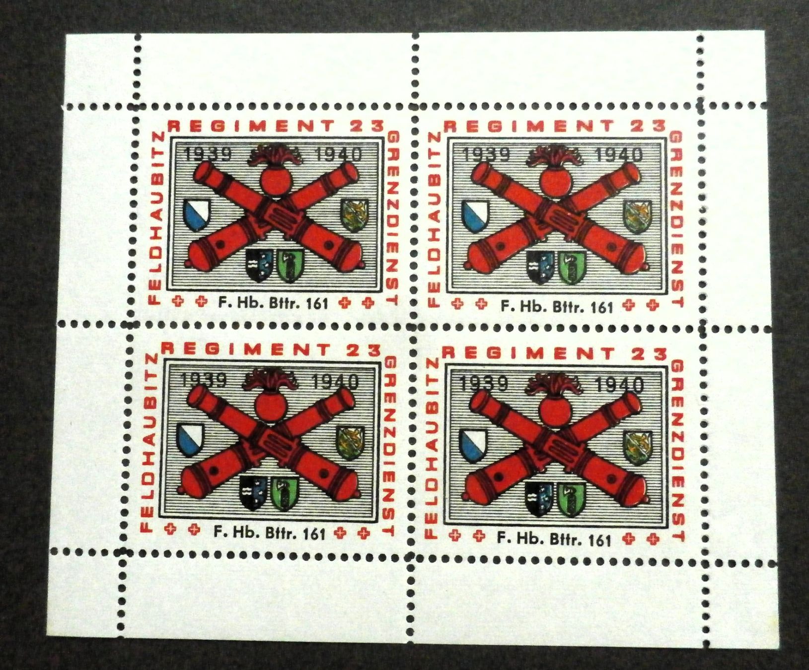 Tous les timbres: CH Soldatenmarken Block** – Neuf (Voir description) à Kehrsatz par Bernherb2 1