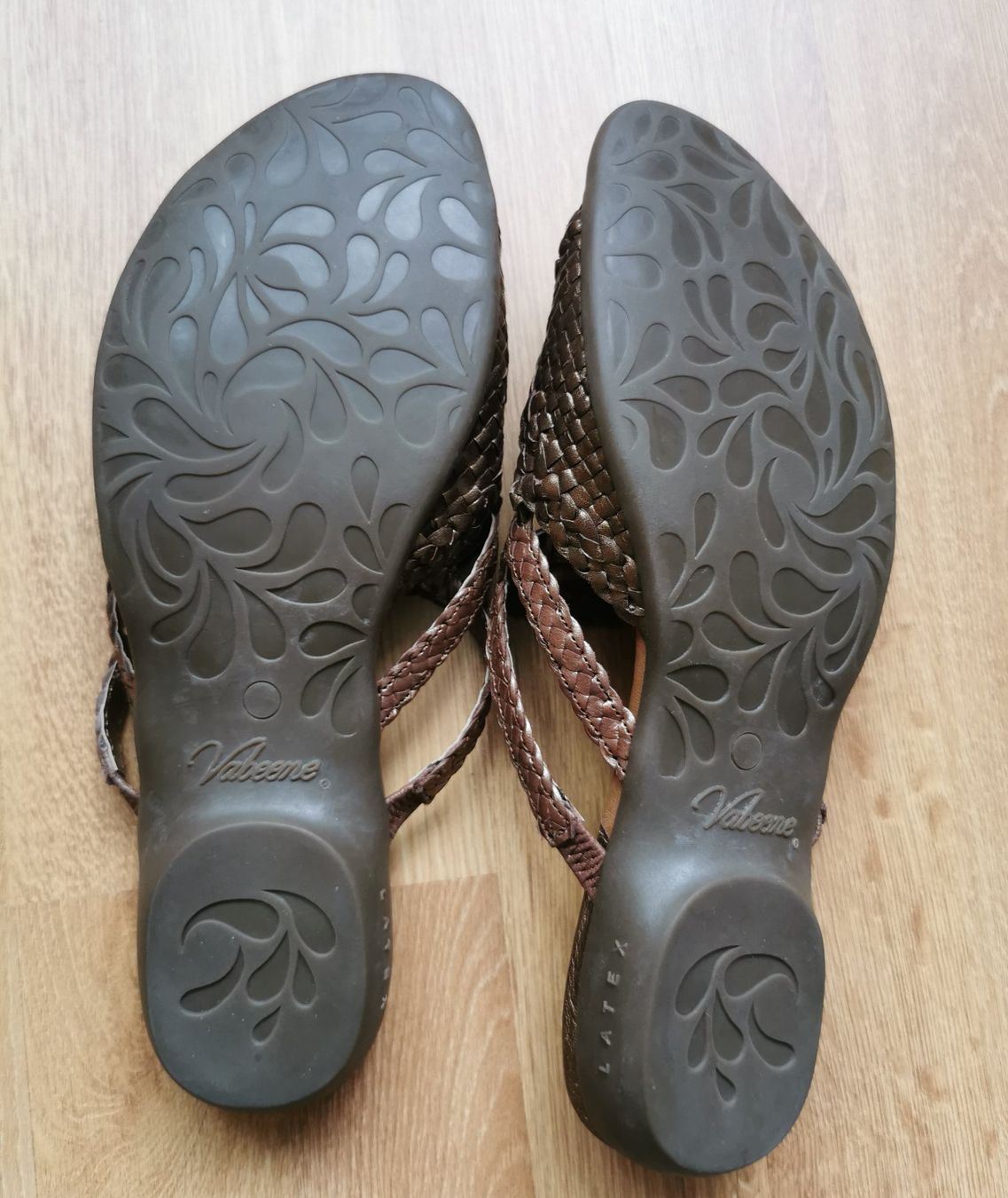 Vabeene Scarpe da donna: Vabeene Flechtpantoletten aus Leder Gr. 41 – Nuovo (secondo la descrizione) da Birsfelden venduto da dsc_f8gx 4