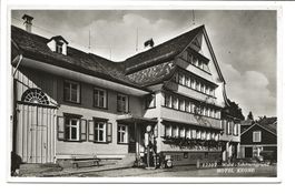 Wald-Schönengrund (AR) Hotel Krone - Tanksäule - 1939 (?)