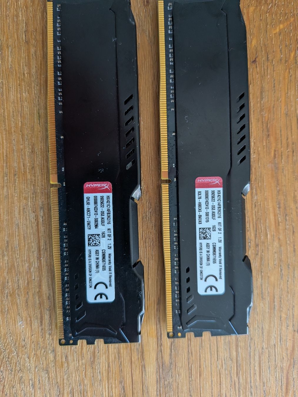 Hyperx Mémoires / RAM: HyperX ddr4 16 gb 2133mhz – D'occasion à Commugny par Jahlive01 1