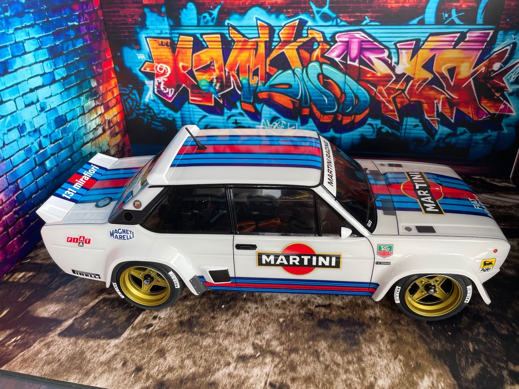 Tamiya RC Kits de montage: Tamiya Fiat 131 Abarth Martini – Neuf (Voir description) à Uznach par nightcrawler 2