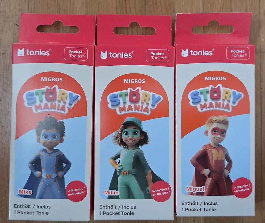 Audiolibri: 3 Superhelden Mania Tonies – Nuovo e nell'imballaggio originale da Kloten venduto da pincky01