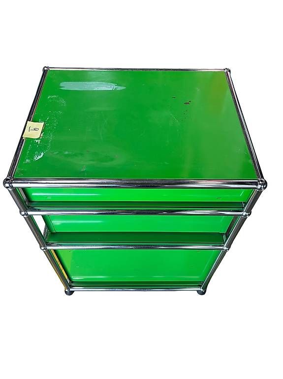 Eléments de bureau: USM Haller Korpus / Element  Grün mit 3 Schubladen – D'occasion à Bottmingen par lia_pf9x 3