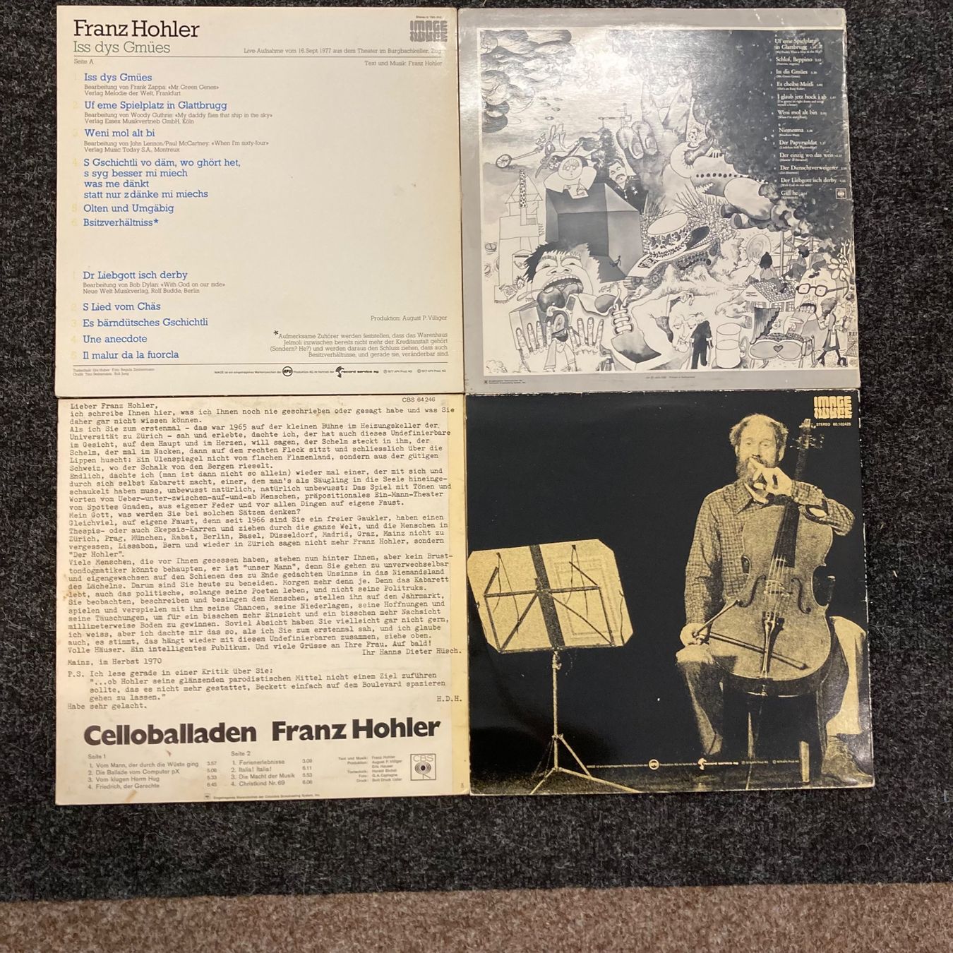 Dischi in vinile: Franz Hohler Sammlung - 4LP – Usato da St.Gallen venduto da Out-take 1