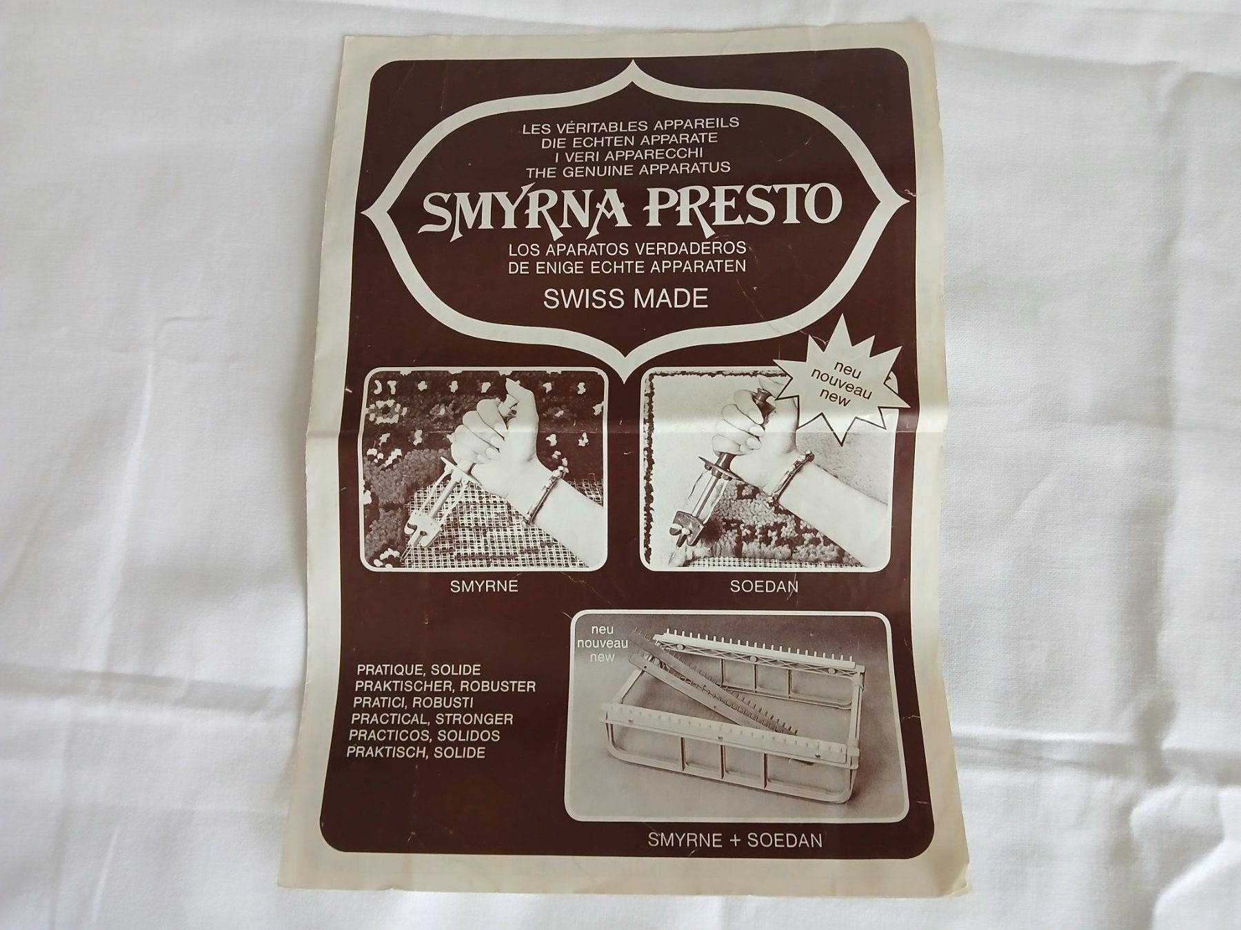 Cerchi da ricamo: Teppichknüpfgerät Smyrna Presto – Usato da Zürich venduto da TinasAtelier.ch 2