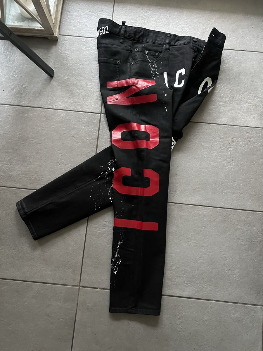 Dsquared2 Jeans: Dsquared2 Leatherett jeans uomo 52 – Usato da Mendrisio venduto da fly_9wzx 4
