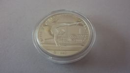 Silbermünze aus Russland : 5 Rubel Olympia 1980, PP