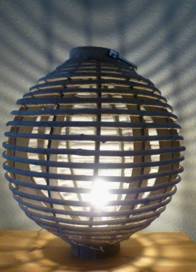 Lampade: Korb-Steh-Lampe, ein Hingucker Ø 440 mm – Usato da Effretikon venduto da Heimstudio 1