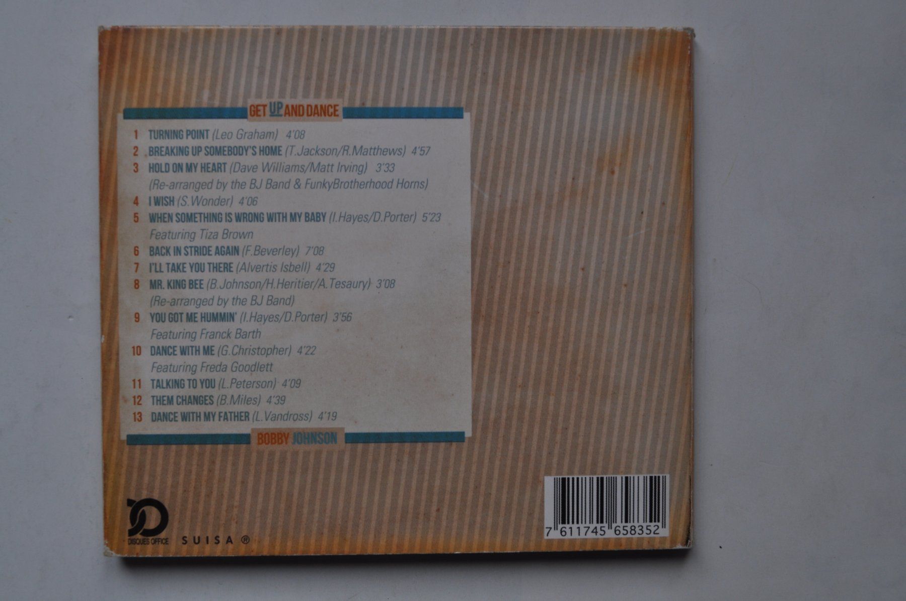 CD: Bobby Johnson - Get Up And Dance – Usato da Marin-Epagnier venduto da Vinil68 1
