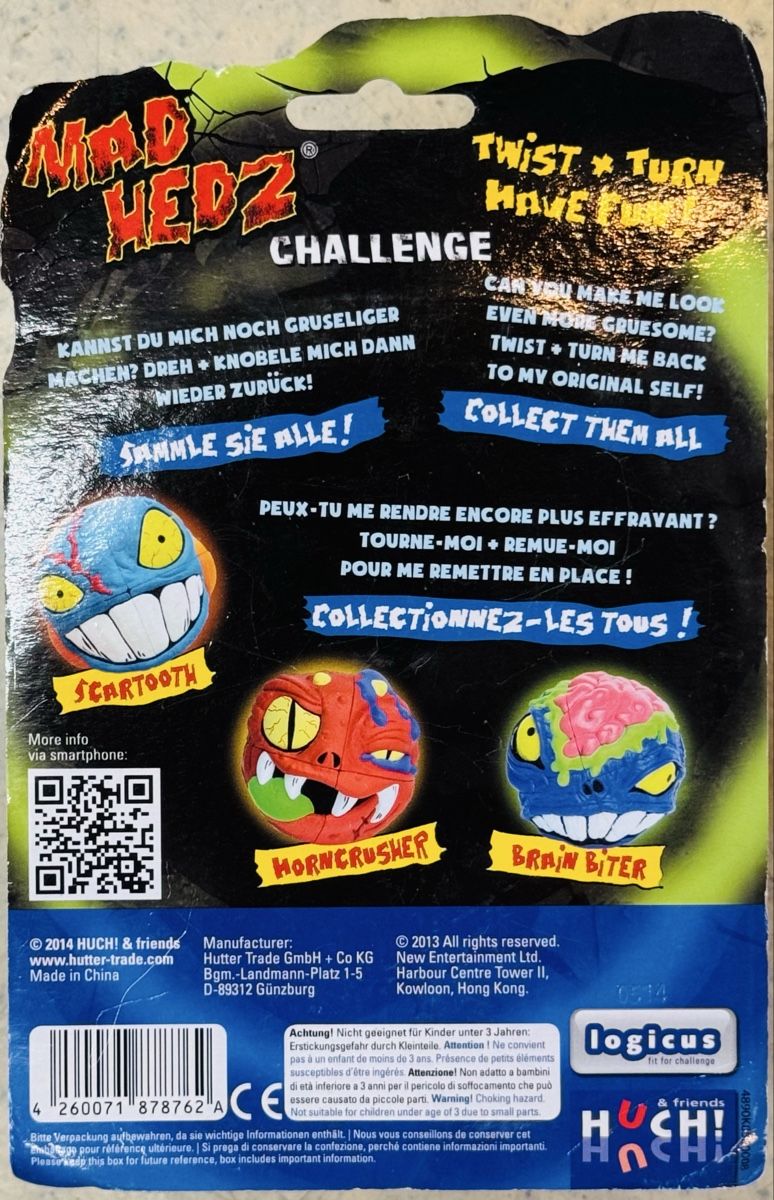 Spielzeuge: Mad Hedz Challenge Brain Biter - Sammlerstück! – Neu und originalverpackt aus Mülligen von Romangull 1