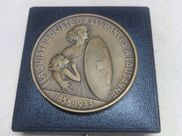 Vaud - "LA SUISSE SOCIETE D'ASSURANCES A LAUSANNE - 1933"