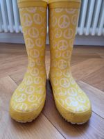 Gummistiefel Bisgaard gelb Peace-Muster Grösse 32