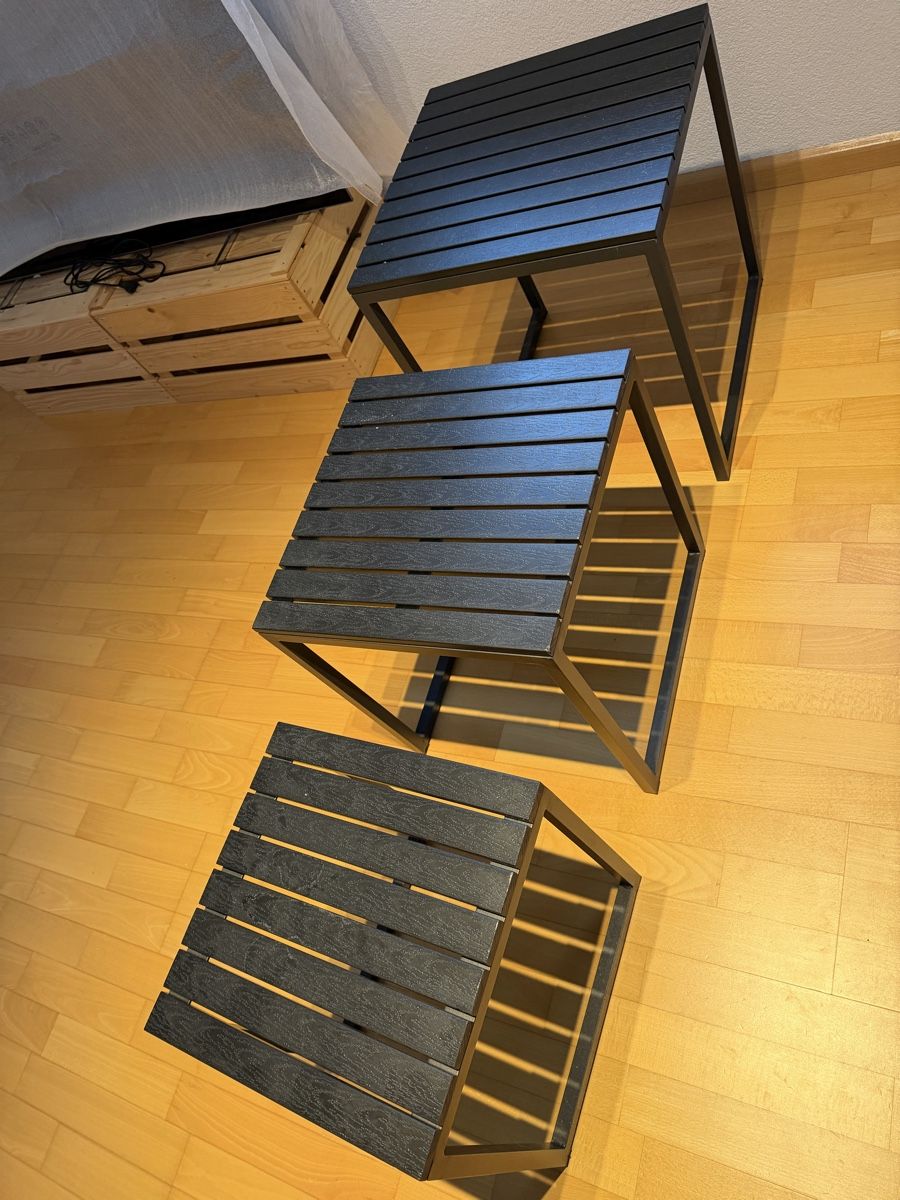 Set di tavolo e panche: Beistelltisch / Tisch-Set – Usato da Allschwil venduto da Pearl19 2