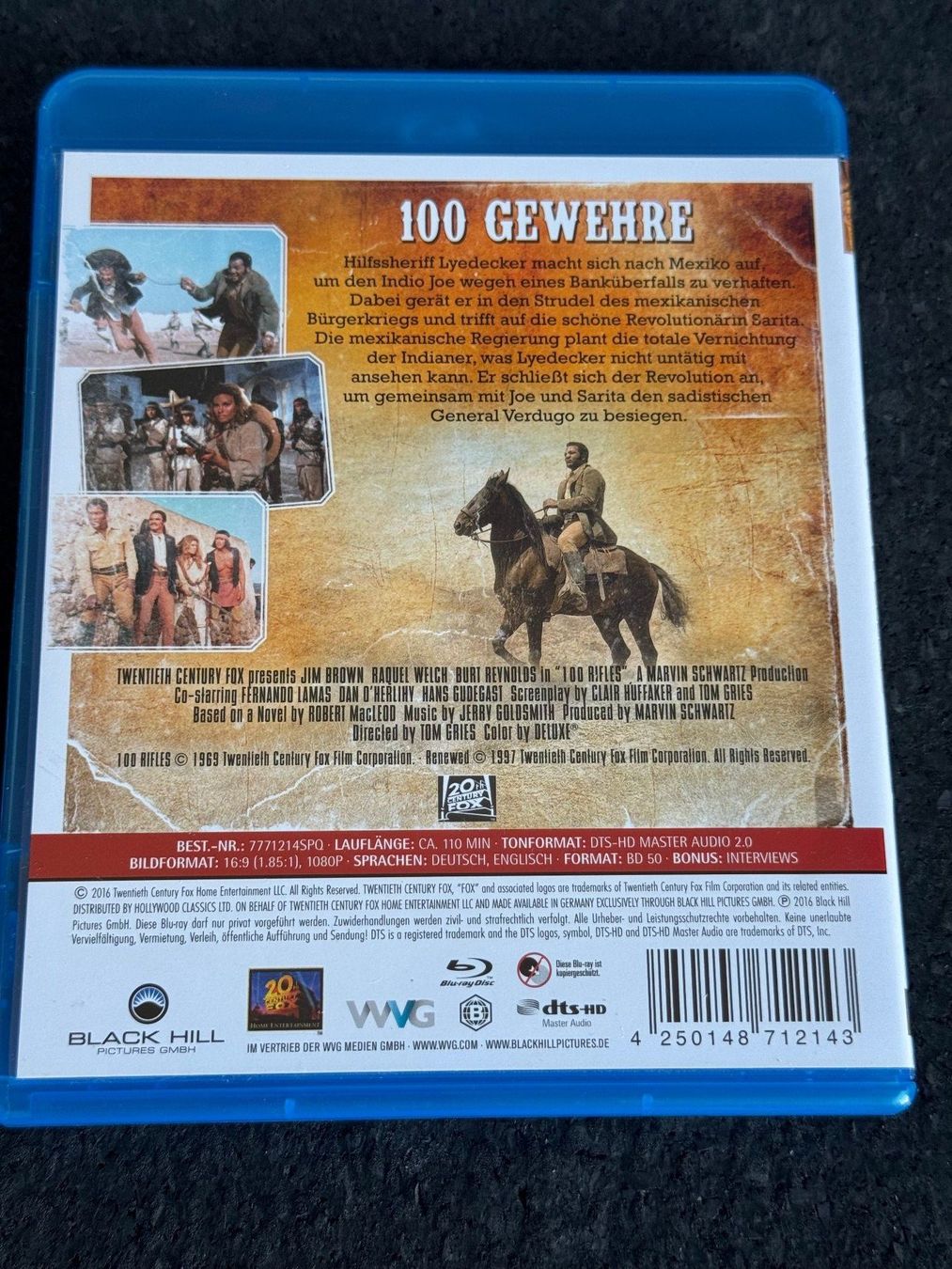 Tutti i DVDs: 100 Gewehre Western Blu-ray Disc DE/EN – Usato da Fribourg venduto da tschjoly 1