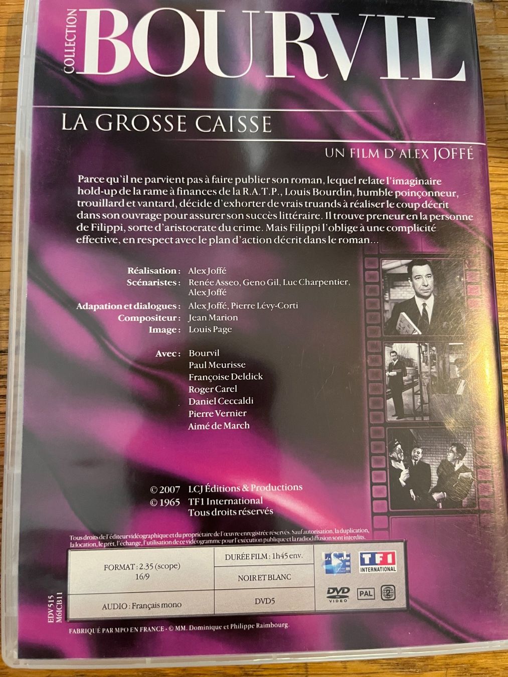 Alle DVDs: La grosse caisse (1965, DVD, Bourvil) – Gebraucht aus Vevey von zecollector 1
