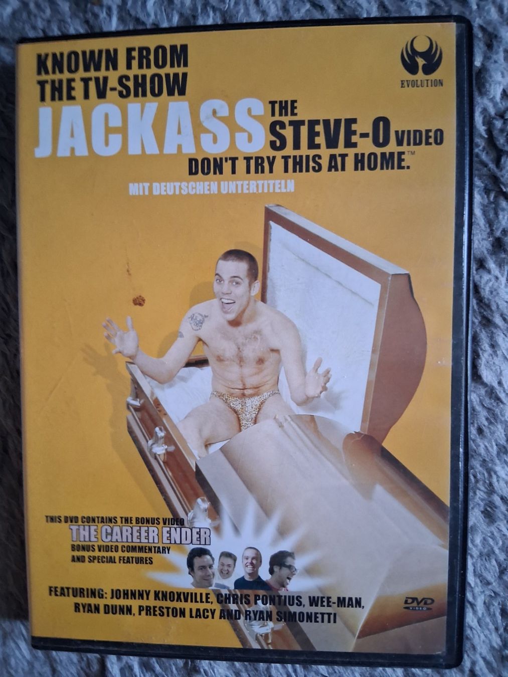 Tutti i DVDs: JACKASS  THE STEVE O VIDEO   DVD – Usato da Wetzikon ZH venduto da Ramones01