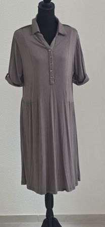 Kleid Grösse L mit Kragen, Knopfleiste