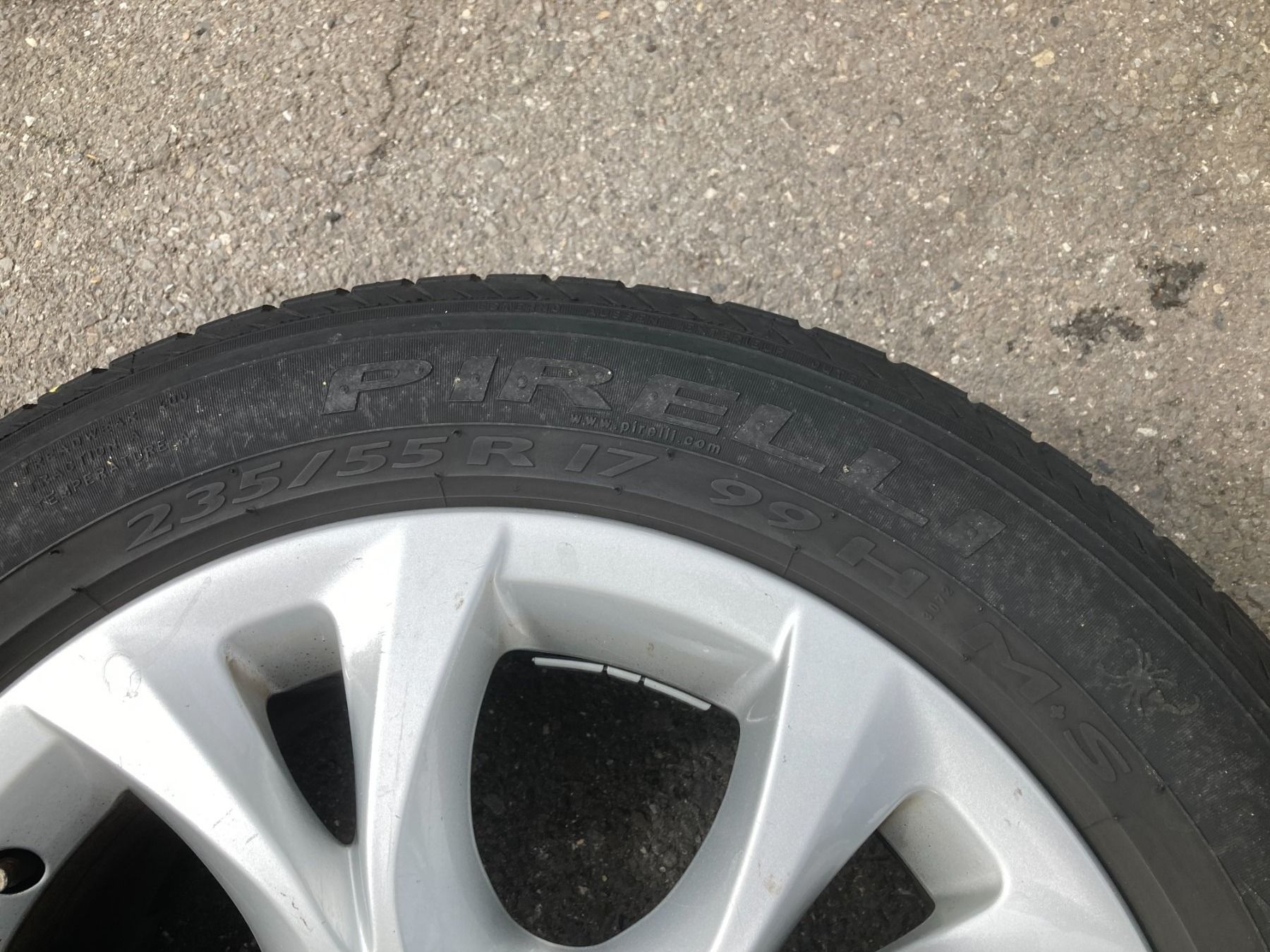 BMW Pneumatici & Ruote complete: BMW X3 Sommerräder E83 235/55R17 Pirelli – Usato da Cham venduto da WB2223 7