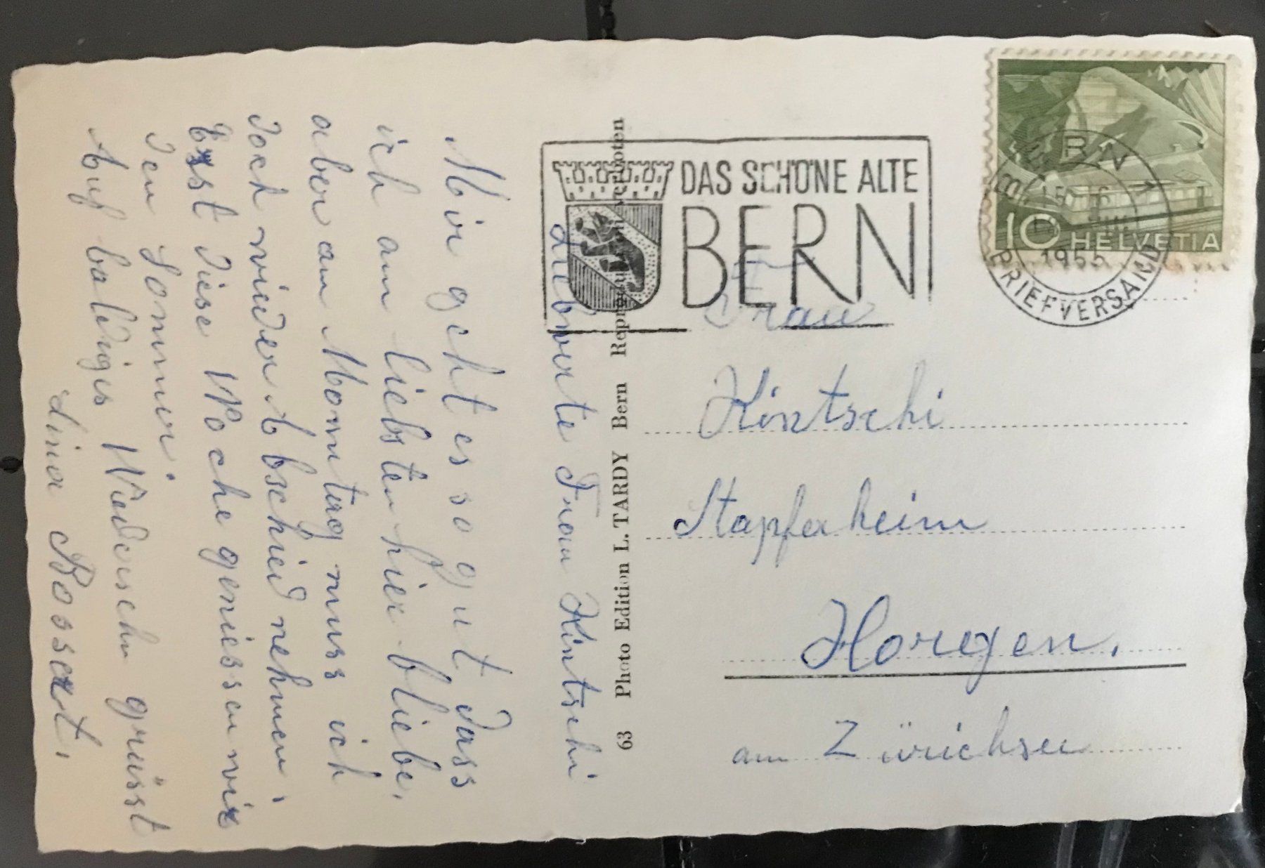 Cartoline postali: Bern Bundeshaus – Usato da Uznach venduto da Chrisanteme 1