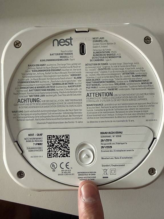 Sistemi d'allarme: Rauchmelder mit Batterie – Usato da Aarburg venduto da nic_8jr7 1