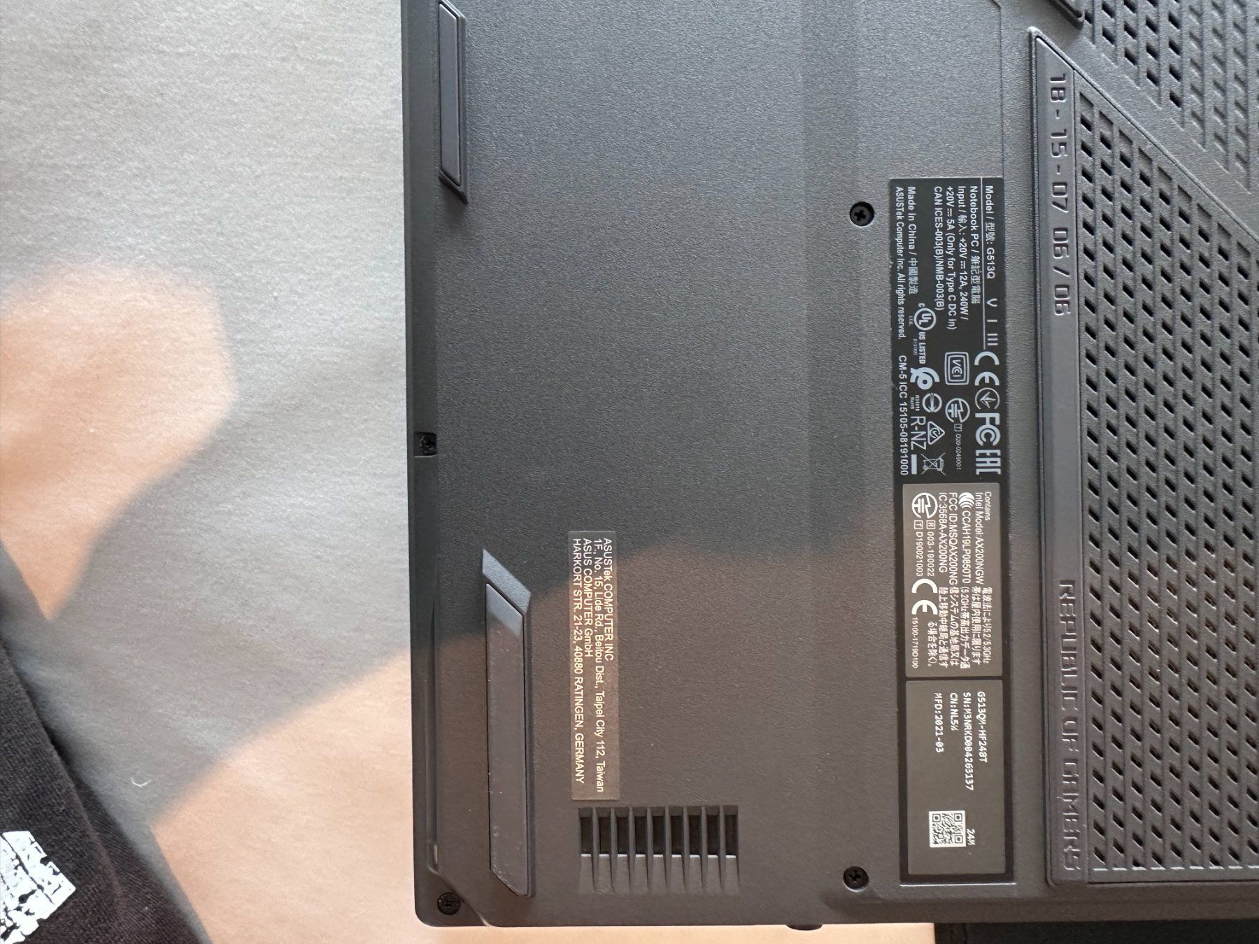 Asus Portables: ASUS ROG Strix G15 – D'occasion à Meilen par LazarBrothers 9