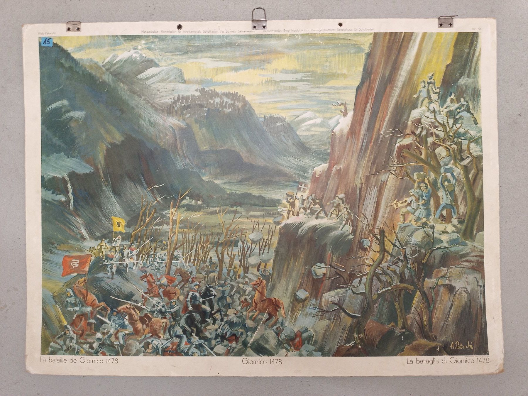 Poster & Bilder: Schulwandbild 58 Giornico 1478 – Gebraucht aus Zürich von danihell