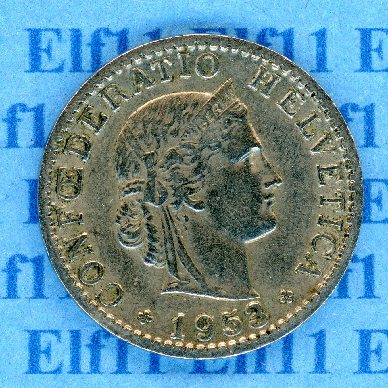 Tutti le monete: CHF___0.20 1953 -vz 20 Rappen – Usato da Widnau venduto da Elf11