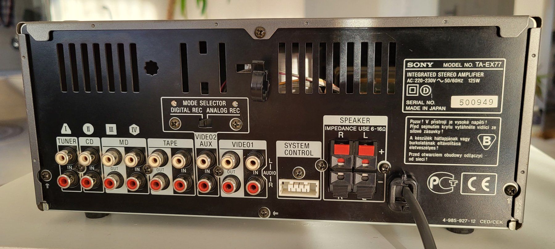 Sony Verstärker: Mini Verstärker Sony mit 2 x 45W – Gebraucht aus Weinfelden von Zebi22 5