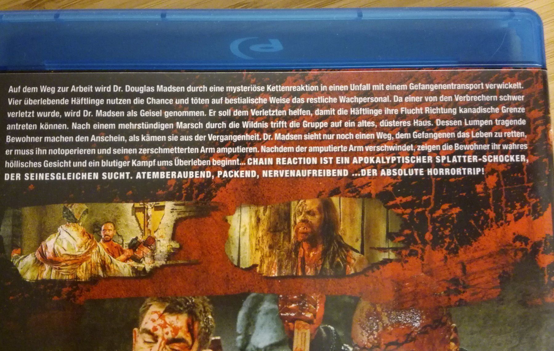 Tutti i DVDs: Olaf Ittenbach's CHAIN REACTION Horror Blu Ray – Usato da Zürich venduto da BeyTYGURUM 2