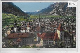 Chur - Generalansicht - Litho