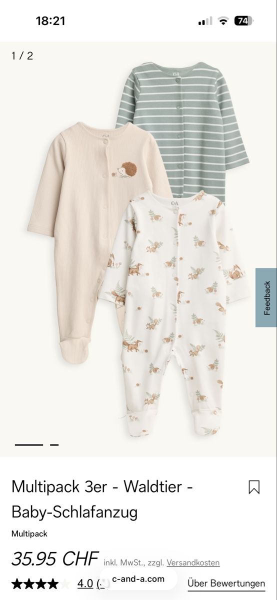 C&A Lotti & Set di vestiti: 6x Frühchen Kleider Paket Gr 44 C&A – Nuovo (secondo la descrizione) da Zürich venduto da nandau 3