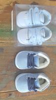 Baby Schuhe Grösse 19 und 18.5 Hellblau mit Schnürung und Kl