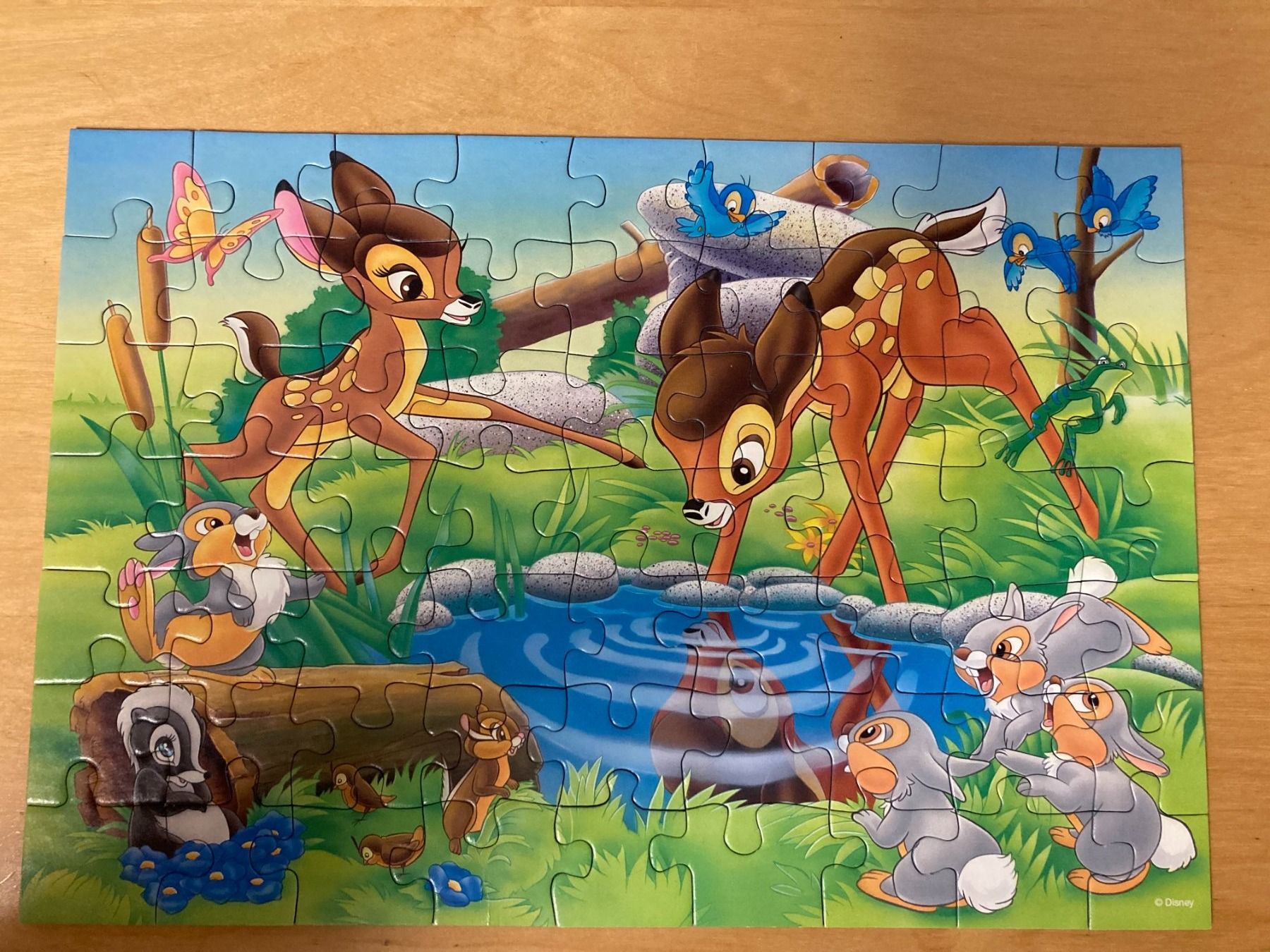 Disney Puzzle: Bambi Puzzle -Disney 63-teilig – Usato da Reinach BL venduto da Loma8