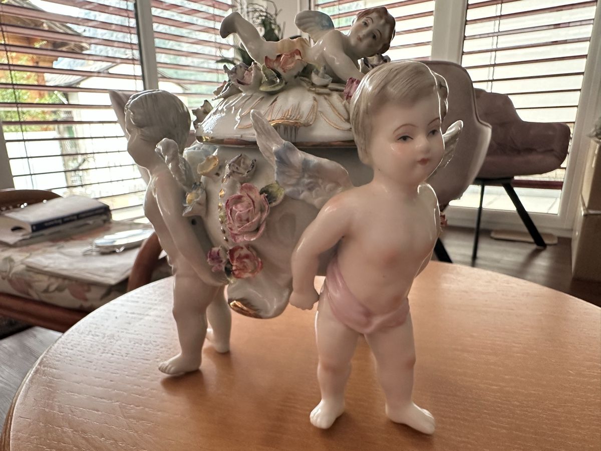 Statuette: Schöne Bonbobiere im Rococco Stil – Usato da Herbriggen venduto da Sehrazade 8