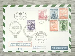 TR15 Enveloppe + Timbre Autriche 1958