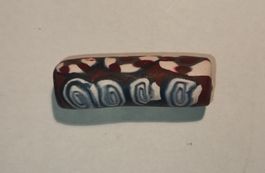 Antike Millefiori Glasperle 34×12mm venezianische Trade Bead