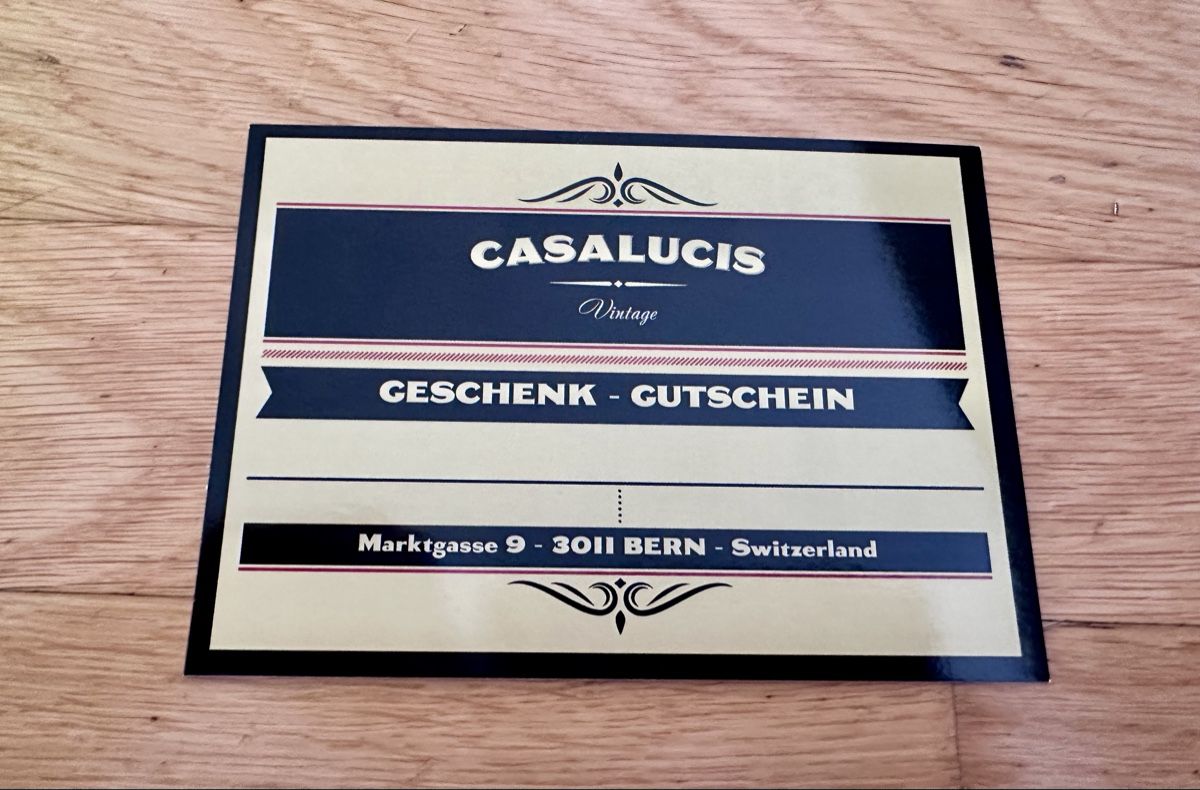 Buoni: CHF 100.- Casalucis Bern Gutschein – Nuovo (secondo la descrizione) da Blumenstein venduto da Thunerin_1987