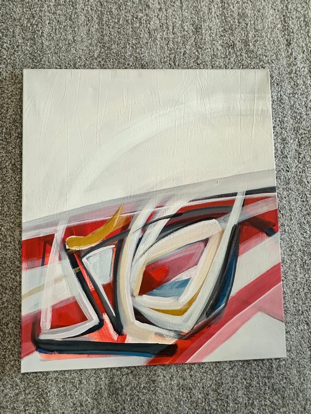 Dipinti: Gemälde Triptychon abstrakte Kunst Schuler 1994 – Usato da Zürich venduto da dur_ps2t 3