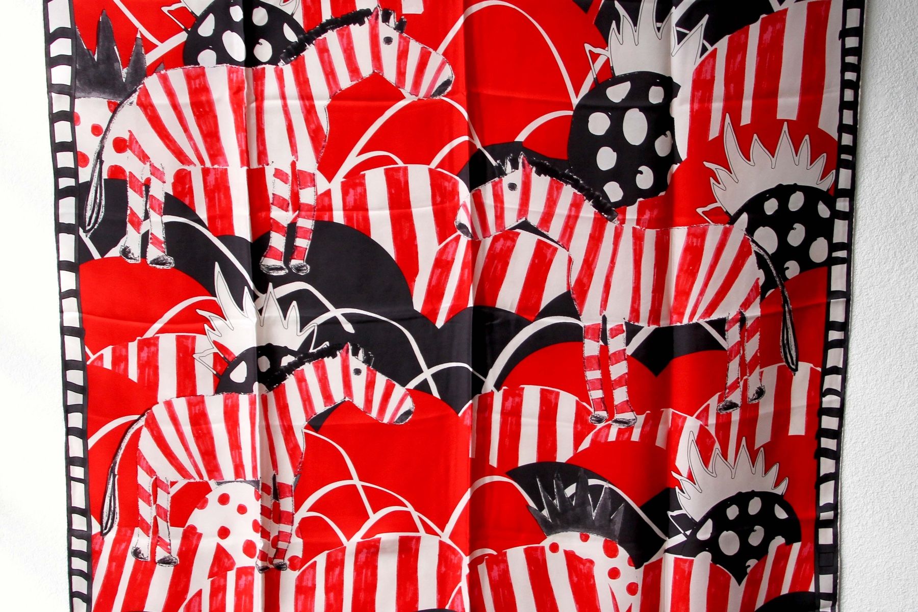 Foulard & Sciarpe: CODELLO Seidentuch "Zebra" - Foulard / Seidenschal 110x110cm – Usato da Merlischachen venduto da sammlerstueck 1
