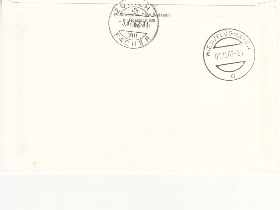Alle Briefmarken: SLH RF 62.32 b   Genève-Wien – Gebraucht aus Bürglen TG von StampGraf 1