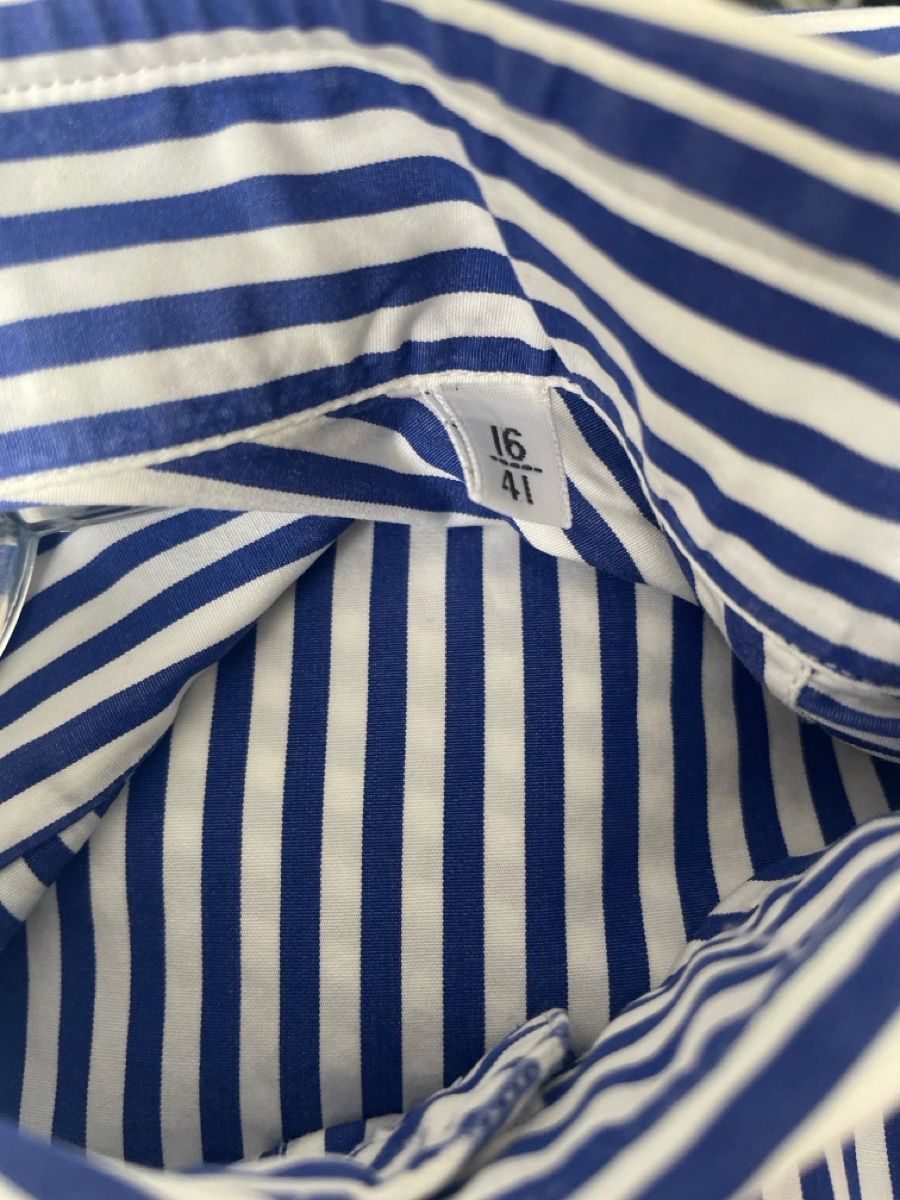 Camicie: Parklane Camicia a Righe Blu e Bianche,, M – Usato da Bellinzona venduto da remarema 5