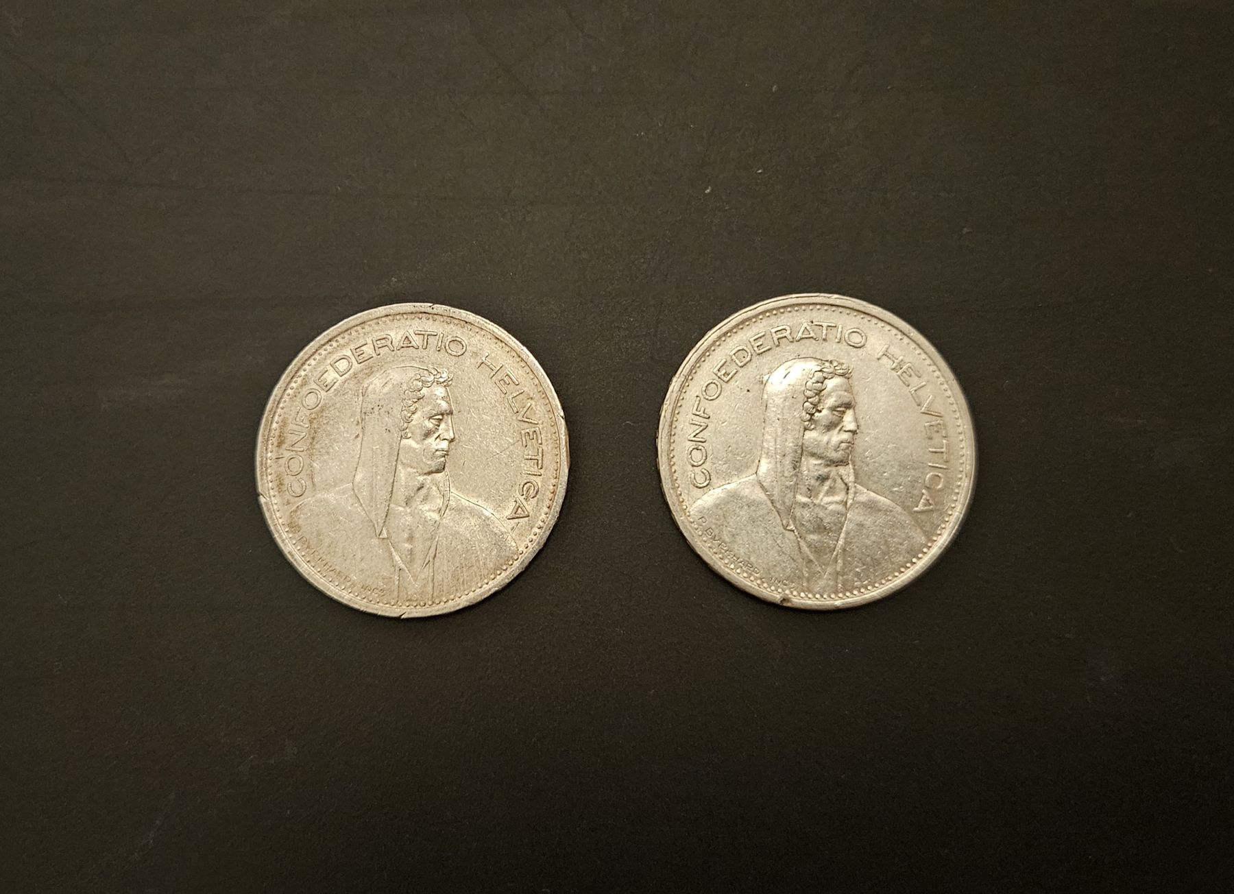 Tutti le monete: 2 x 5 Franken Silber – Usato da Winterthur venduto da ManuM88 1