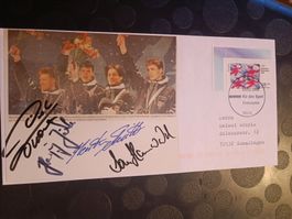Olympia Silber - Team DE- handsigniert mit Sonderstempel FDC