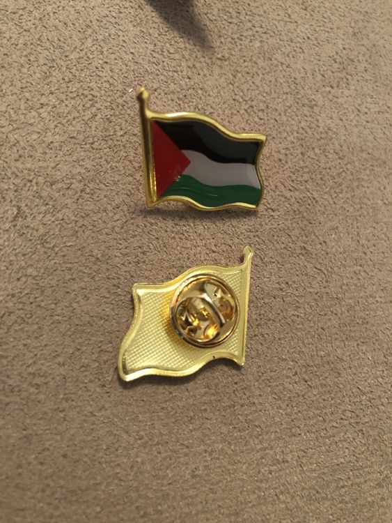 12 Stück Palästina-Flaggen Anstecker - Broschennadeln Für Kleidung & Rucksack