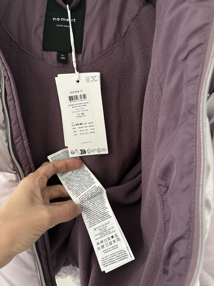 Name It Giacche & Cappotti: Warme Winterjacke Gr.128 – Nuovo e nell'imballaggio originale da Lüterkofen venduto da a_n_qcc6 2